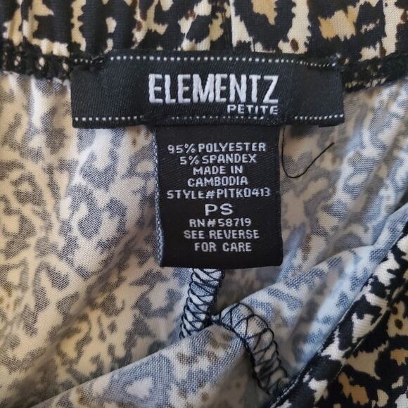 Elementz Animal Print Skirt, Old Navy Skirt & Gold Tank Top by Charter Club, SP - Picture 10 of 11